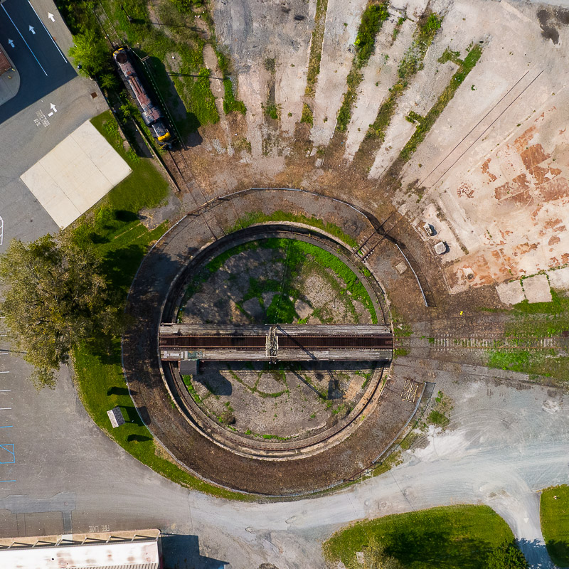 Erie Railroad Turntable in Port Jervis New York
