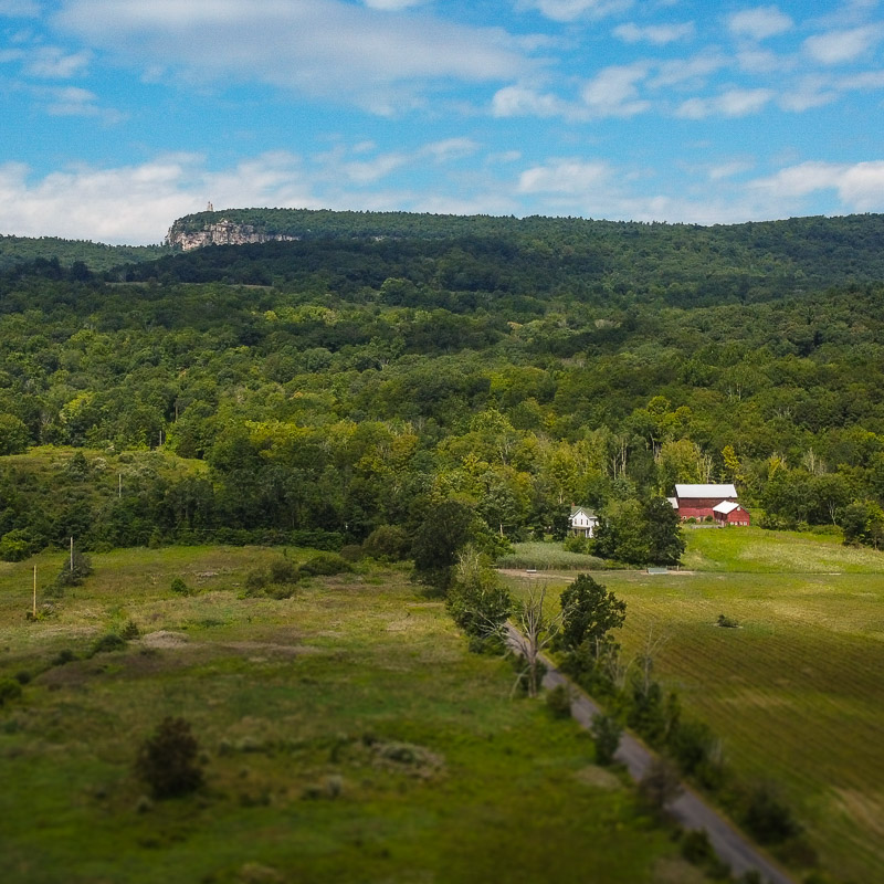 Aerial Photo of Skytop at Mohonk in New Paltz New York